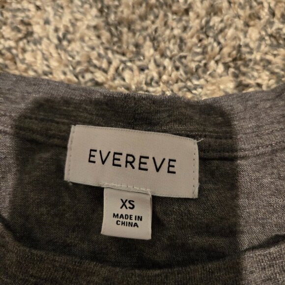 Evereve Porter Stripe Tank Top Gray Pink XS - Picture 3 of 5